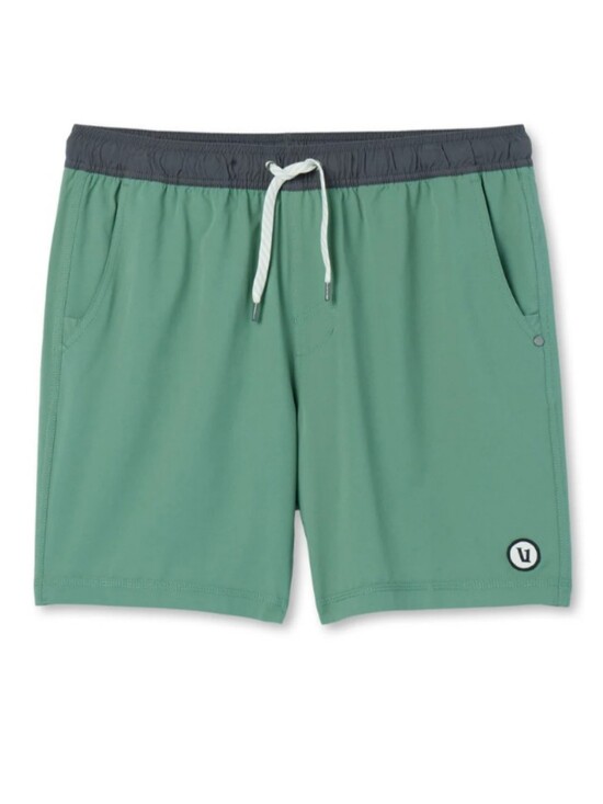 Vuori Other - Vuori Kore Lined Athletic Shorts 5” Inseam Mens Size S Green/Black Performance